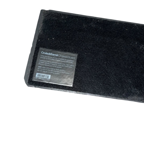Crate & barrel stone cheeseboard cheese board charcuterie like new
 11.5” x 6.5” - Picture 4 of 4